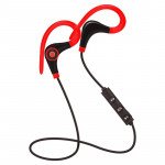 Wholesale Hook Style Wireless Sports Bluetooth Stereo Headset (Red)